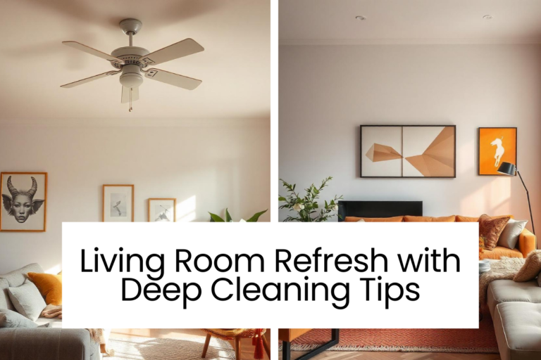 Living Room Refresh with Deep Cleaning Tips