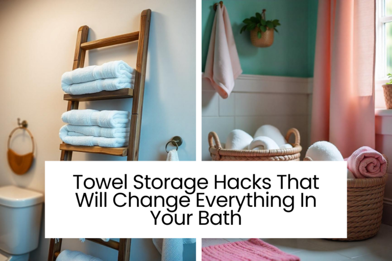 Towel Storage Hacks That Will Change Everything In Your Bath