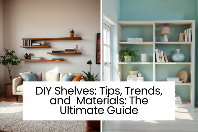 DIY Shelves: Tips, Trends, and Materials: The Ultimate Guide