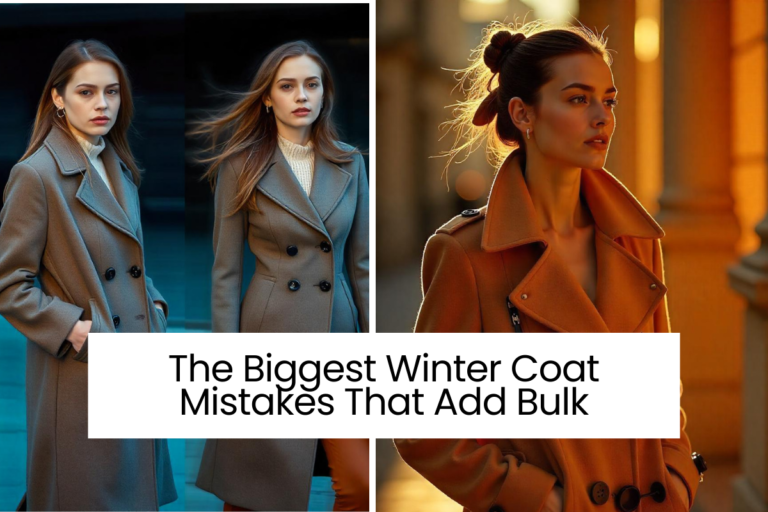 The Biggest Winter Coat Mistakes That Add Bulk