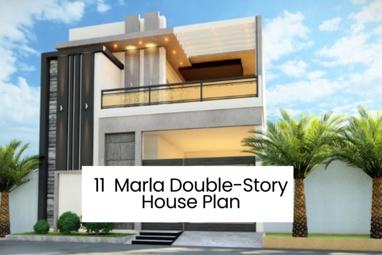 11 Marla Double-Story House Plan