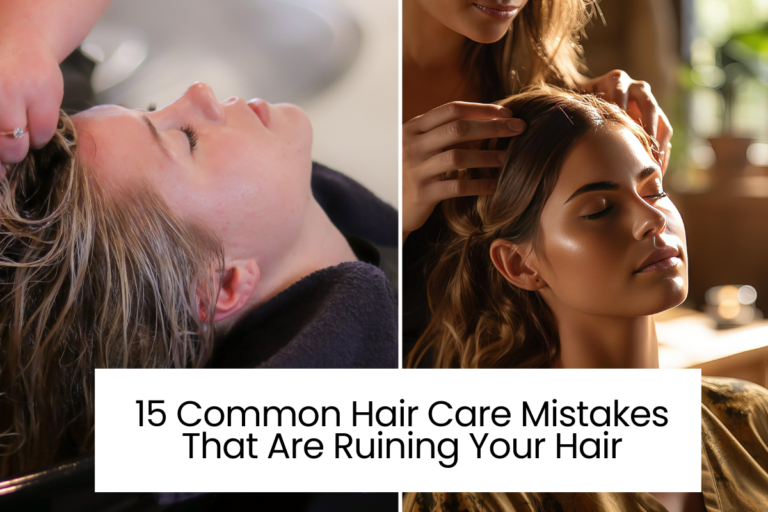 15 Common Hair Care Mistakes That Are Ruining Your Hair